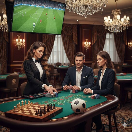 麻将骰子与金币